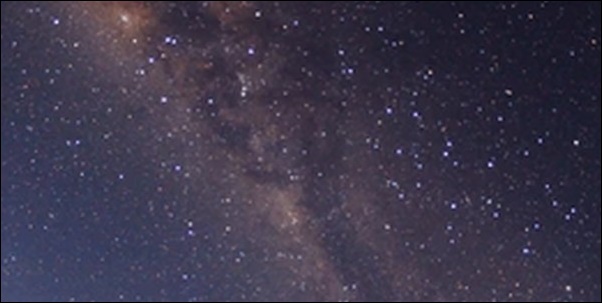 星が見える夜に願い事を唱える